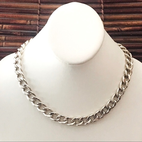 Silpada ItalianSterling Silver Bold Link Necklace
